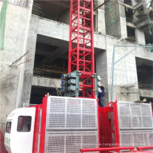 Ascensor Sc200 para construcción de edificios de 2 toneladas con carga de 2000 kg
